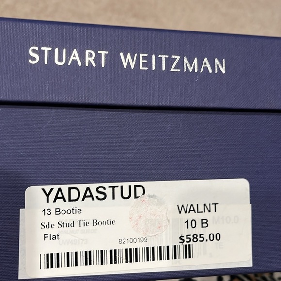 Stuart Weitzman SZ10 walnut suede bootie excellent condition - Picture 14 of 14